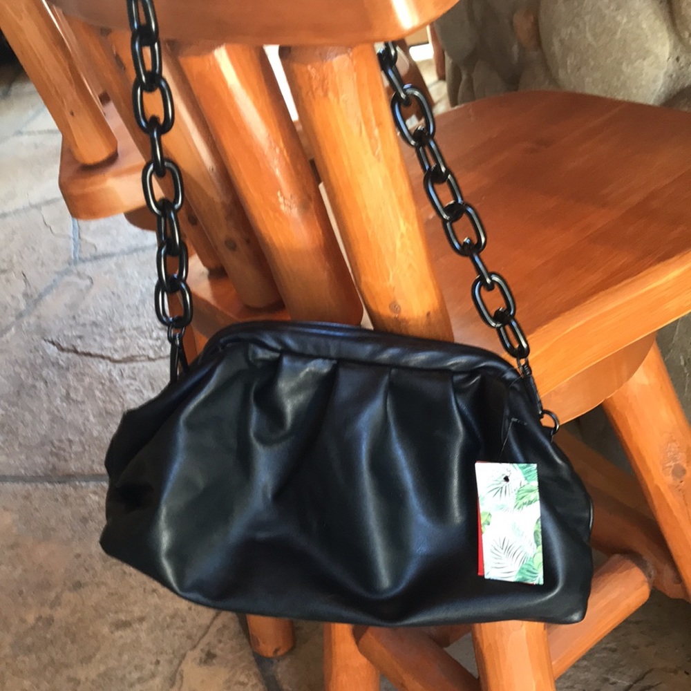 Badgley Mischka wrapped frame clutch NWT - Picture 2 of 7